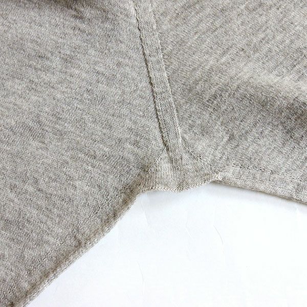 オーガニックコットン&ヤク ホールガーメント薄手レギンス グレー M-L