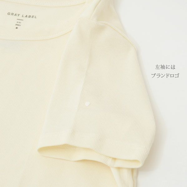 オーガニックコットン キッズラウンドネックシャツ(半袖)