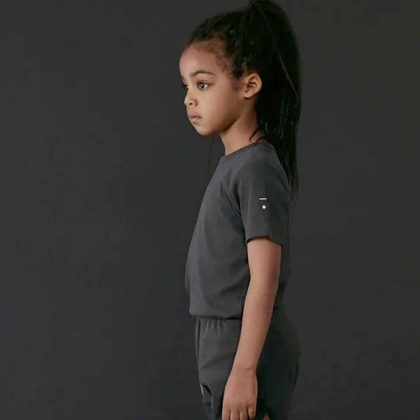 オーガニックコットン キッズラウンドネックシャツ(半袖)
