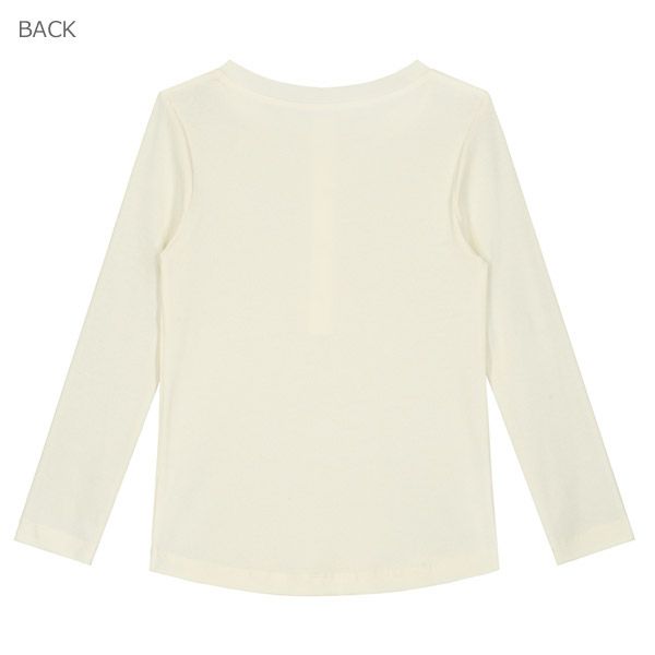 オーガニックコットン キッズヘンリーネックシャツ(長袖)