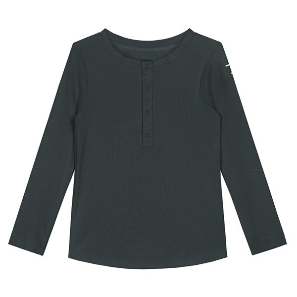 オーガニックコットン キッズヘンリーネックシャツ(長袖)