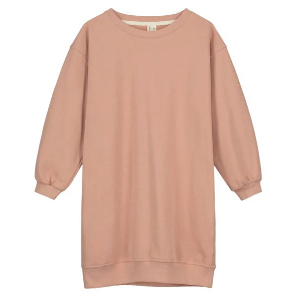 オーガニックコットン キッズドロップショルダーワンピース（長袖）