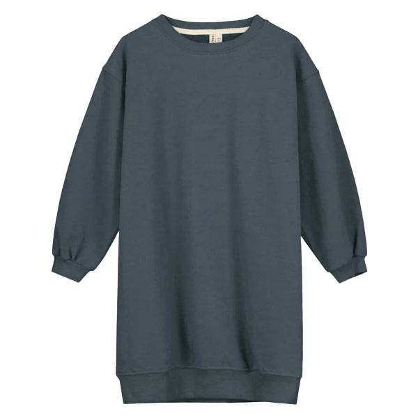 オーガニックコットン キッズドロップショルダーワンピース（長袖）