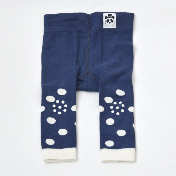 オーガニックコットン ベビーレギンス（膝滑り止め付）