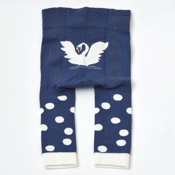 オーガニックコットン ベビーレギンス（膝滑り止め付）