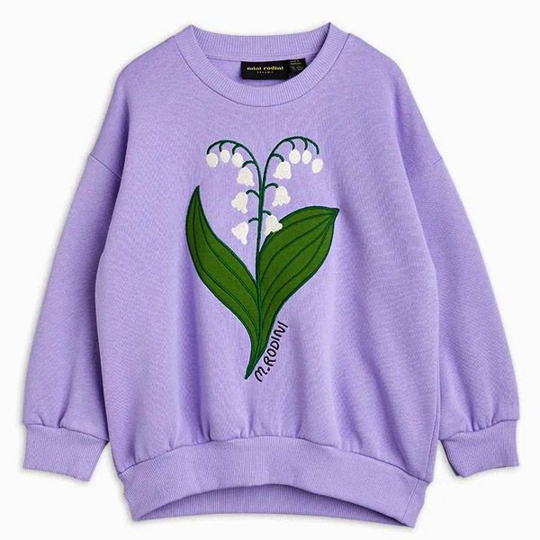 オーガニックコットン キッズ裏起毛スウェットシャツ LILY