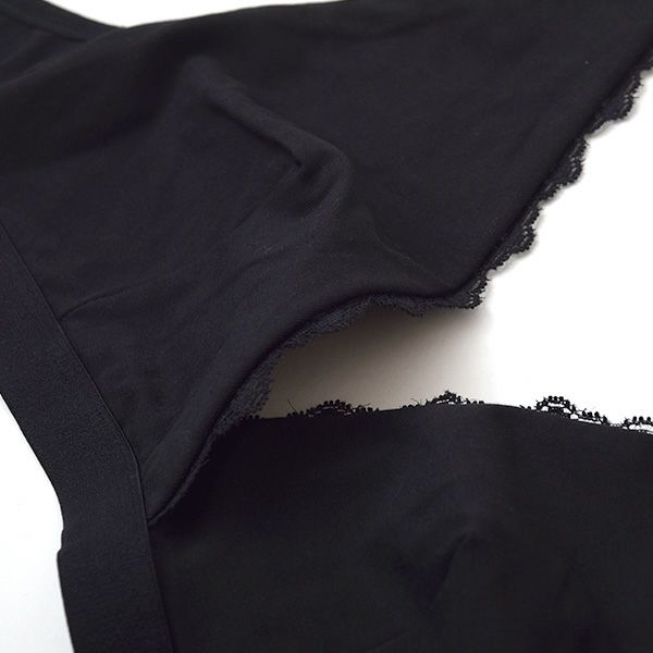 オーガニックコットン レースブラ