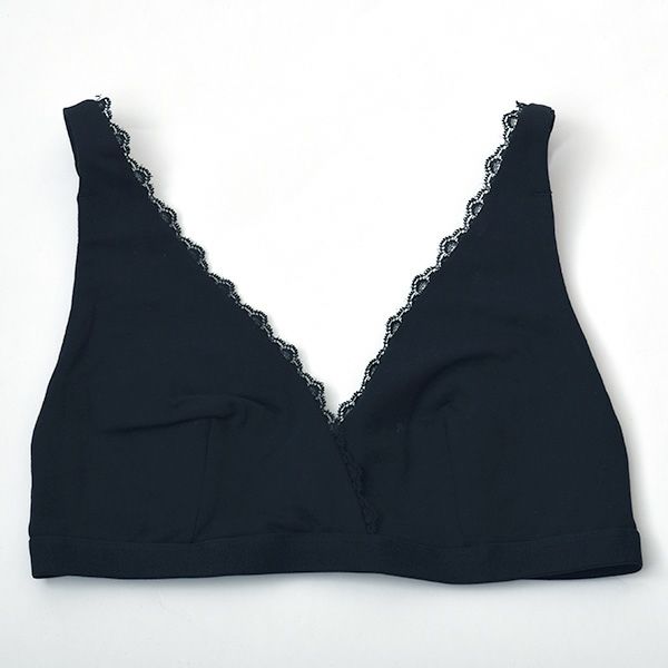 オーガニックコットン レースブラ