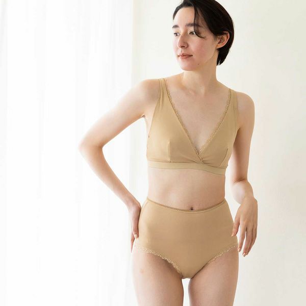 オーガニックコットン ハイウエストショーツ