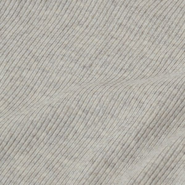 オーガニックコットン&ヤク リブタートルニット