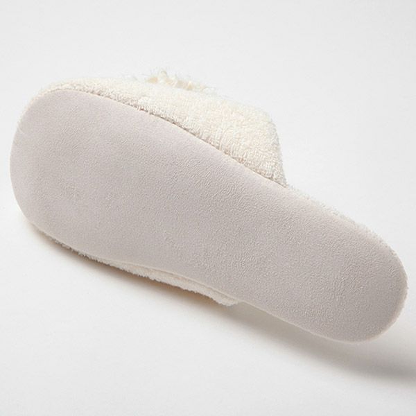 オーガニックコットン パイルスリッパ ナチュラル 22-24