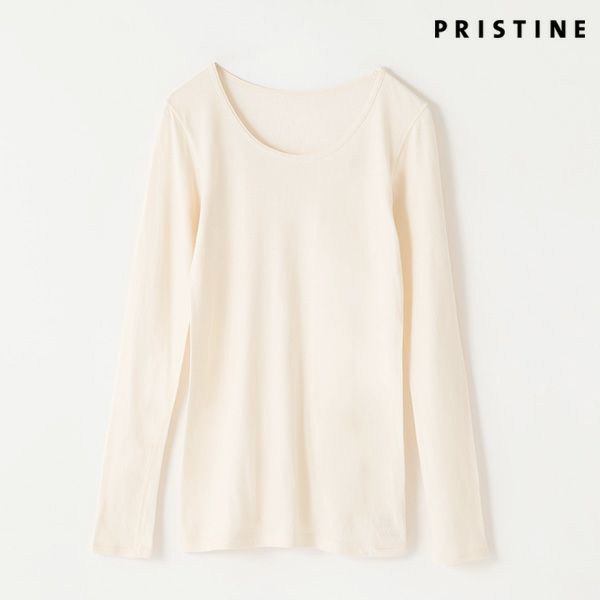 オーガニックコットン＆シルク リバーシブルＵネックプルオーバー