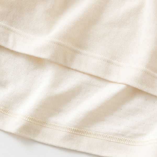 オーガニックコットン＆シルク リバーシブルタートルネックプルオーバー