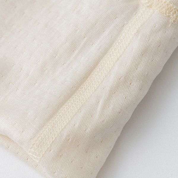 オーガニックコットン＆シルク リバーシブルタートルネックプルオーバー