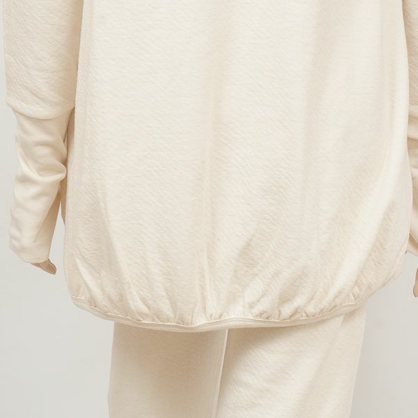 オーガニックコットン タートルウォーマーパジャマ ナチュラル M