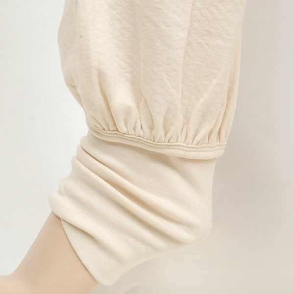 オーガニックコットン タートルウォーマーパジャマ ナチュラル M