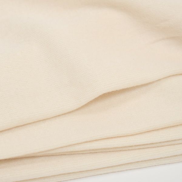 オーガニックコットン パンケーキニット Uネックインナー(長袖)