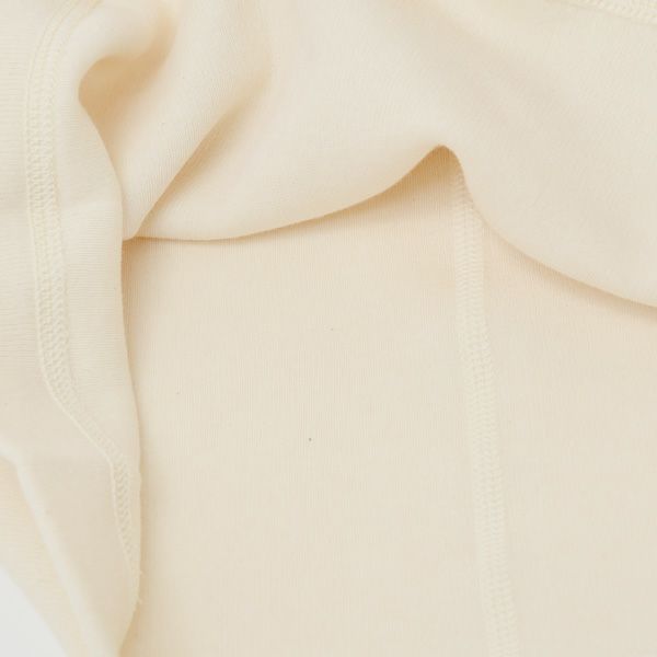 オーガニックコットン メンズパンケーキニットハイネックプルオーバー(長袖)