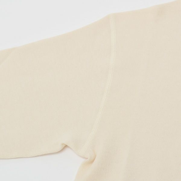 オーガニックコットン パンケーキニットハイネックプルオーバー