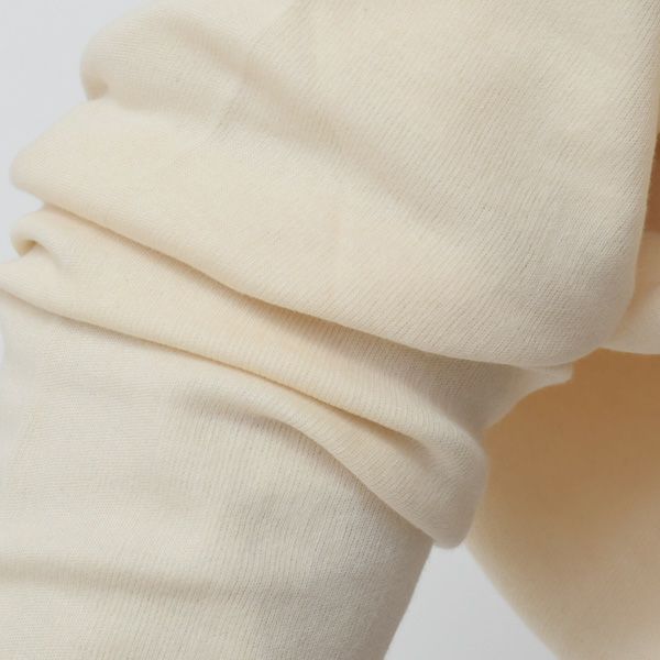 オーガニックコットン パンケーキニットハイネックプルオーバー