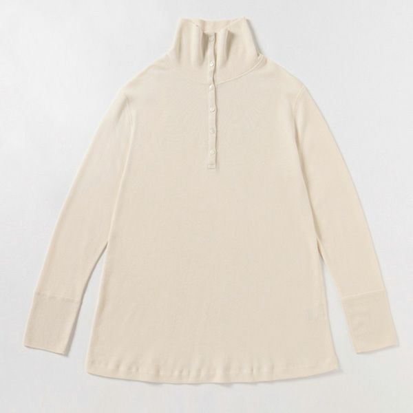 オーガニックコットン パンケーキニットパジャマ ナチュラル M