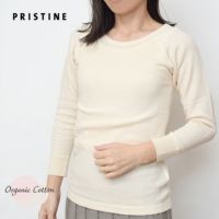 オーガニックコットン パンケーキニットラグラン9分袖