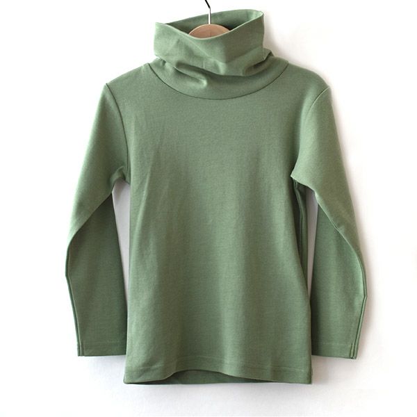 オーガニックコットン キッズタートルネックシャツ
