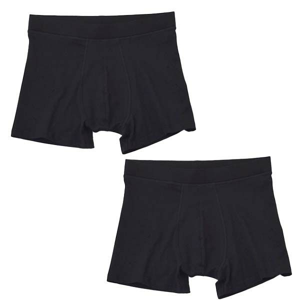 オーガニックコットン メンズボクサーパンツ 2枚組