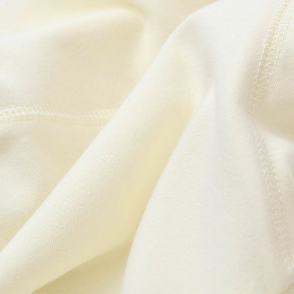 オーガニックコットン ベビー長袖あわせトップス＆足つきパンツ