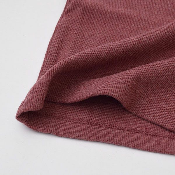 オーガニックコットン キッズ リブシャツ(長袖)