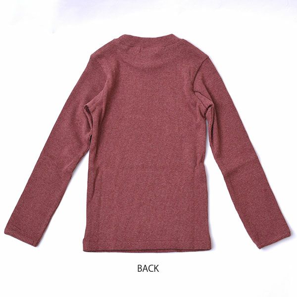 オーガニックコットン キッズ リブシャツ(長袖)