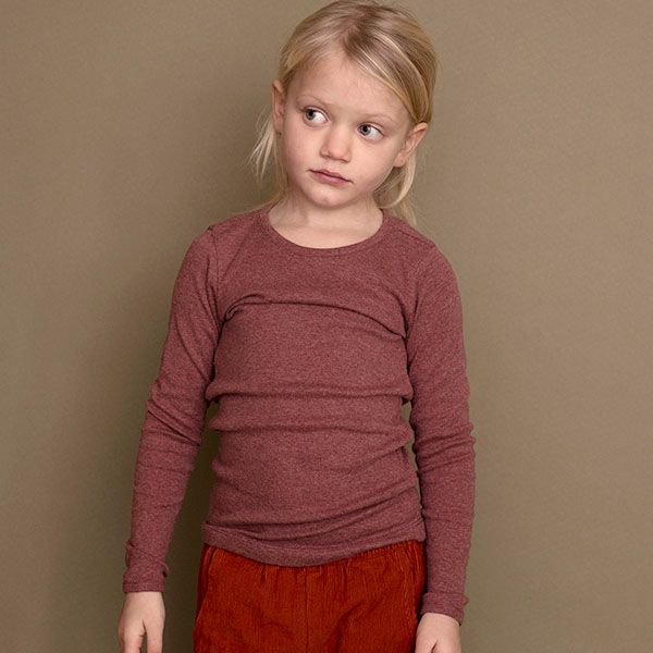 オーガニックコットン キッズ フィットＴシャツ（長袖）