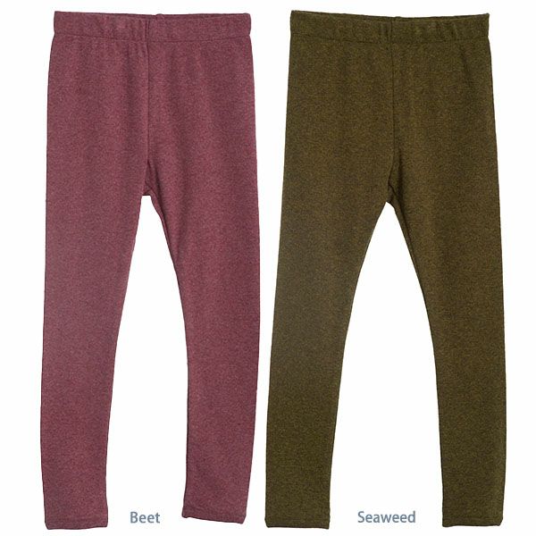 オーガニックコットン キッズ フライスレギンス