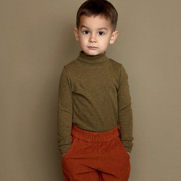オーガニックコットン キッズ タートルネック