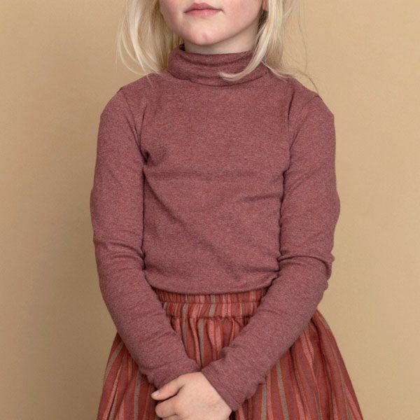 オーガニックコットン キッズ タートルネック