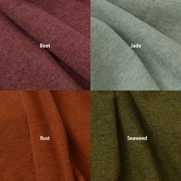 オーガニックコットン フライスタートルネック