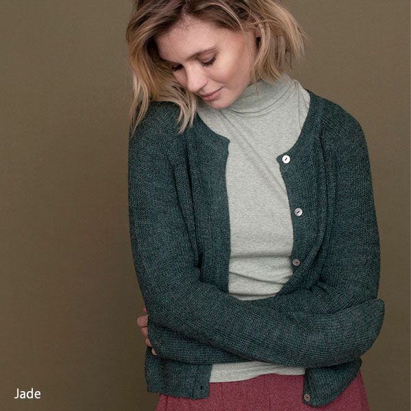 オーガニックコットン フライスタートルネック