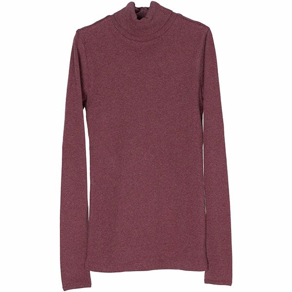 オーガニックコットン フライスタートルネック