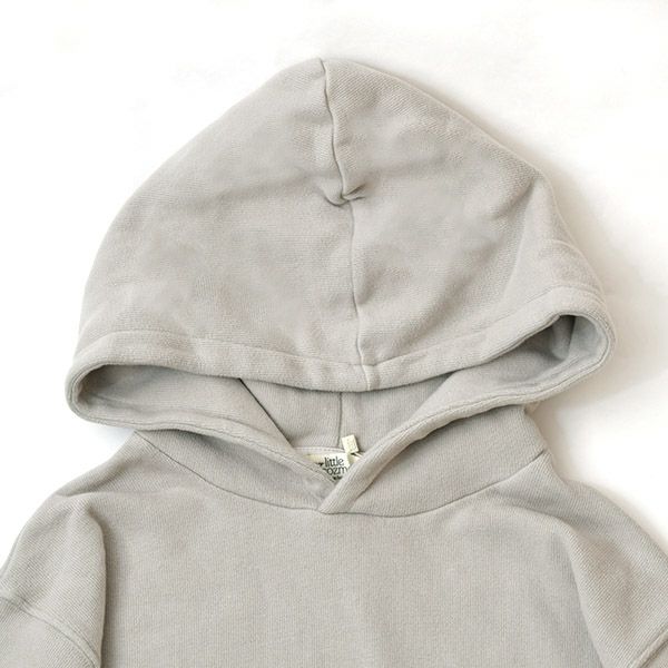 オーガニックコットン キッズ 裏起毛プルパーカー