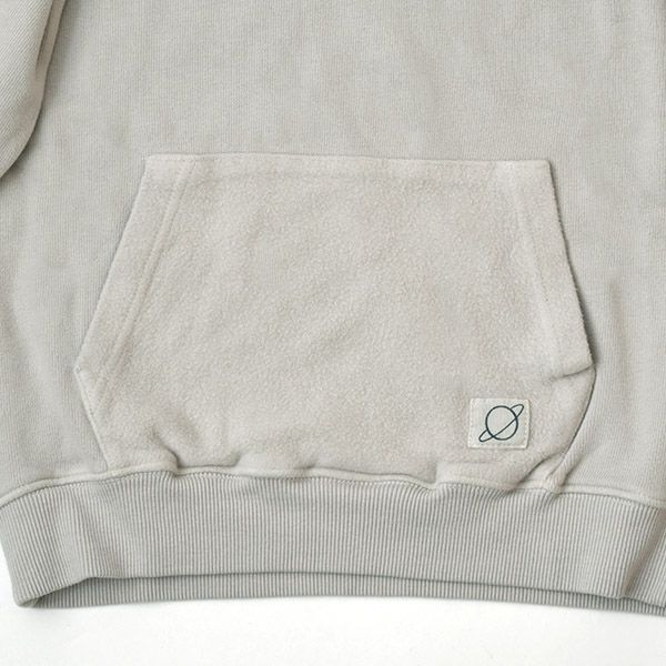 オーガニックコットン キッズ 裏起毛プルパーカー