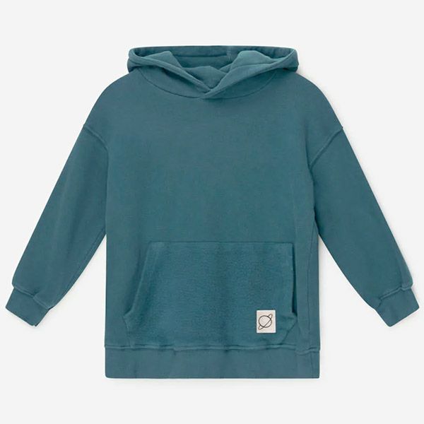 オーガニックコットン キッズ 裏起毛プルパーカー