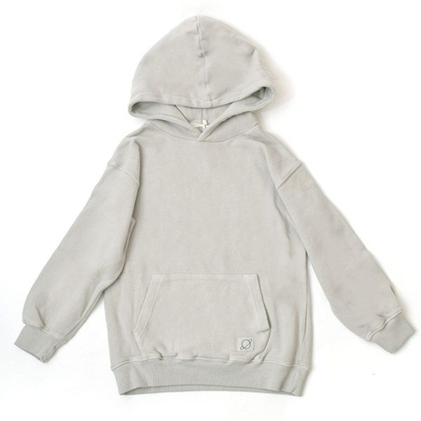オーガニックコットン キッズ 裏起毛プルパーカー