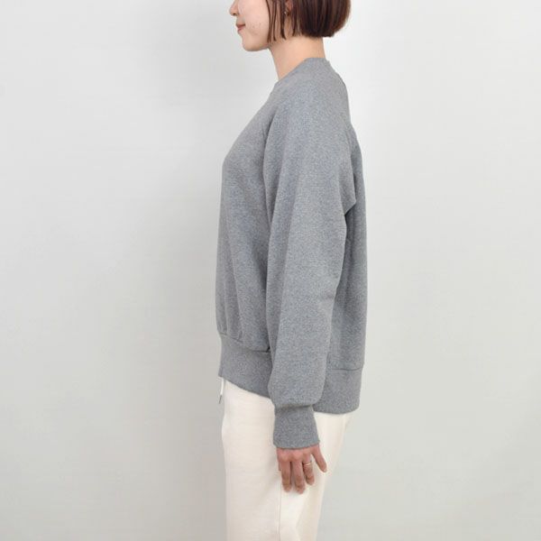 オーガニックコットン 裏毛スウェットトップ