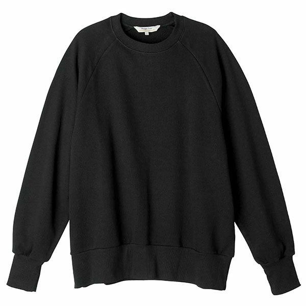 オーガニックコットン 裏毛スウェットトップ