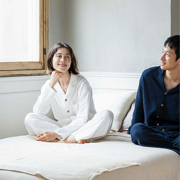 オーガニックコットン ダブルガーゼ 男女兼用パジャマ