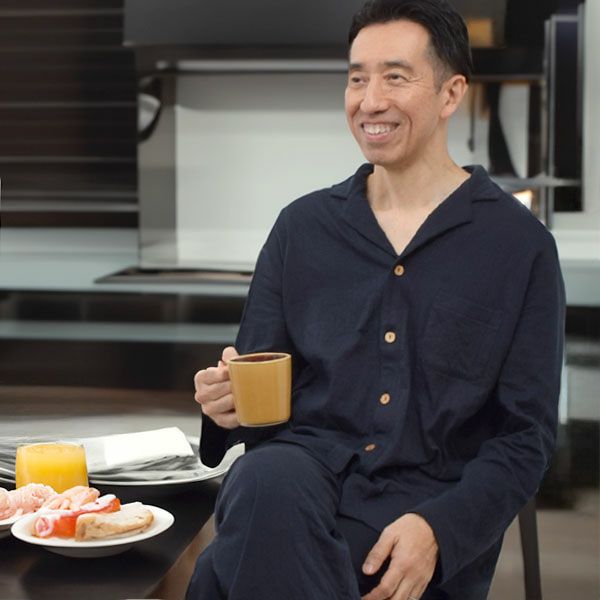 オーガニックコットン ダブルガーゼ 男女兼用パジャマ