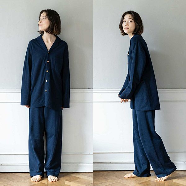 オーガニックコットン ダブルガーゼ 男女兼用パジャマ