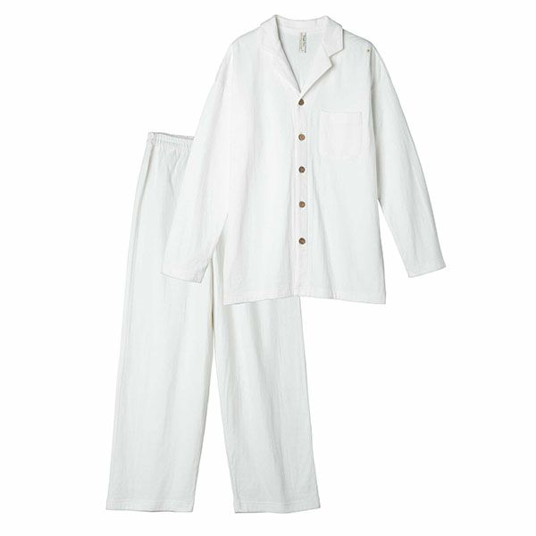 オーガニックコットン ダブルガーゼ 男女兼用パジャマ
