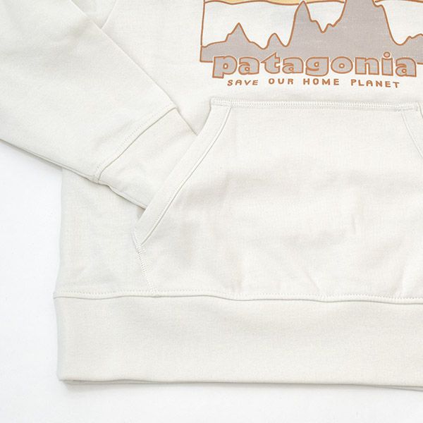 オーガニックコットン キッズ・ライトウェイト・グラフィック・フーディ・スウェットシャツ