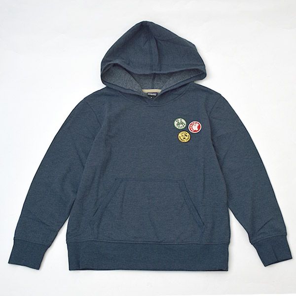 オーガニックコットン キッズ・ライトウェイト・グラフィック・フーディ・スウェットシャツ